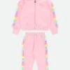 Estella Rainbow Trim Tracksuit Fairy Pink 2 Estella Rainbow Trim Tracksuit Fairy Pink -Angels Face Negozio Estella Tracksuit Rainbow Front