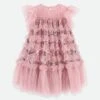 Etta Sequin Tulle Dress Tea Rose -Angels Face Negozio Etta Dress Lilac Front