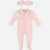 Eve Babygrow Set Ballet Pink -Angels Face Negozio Eve Babygrow Ballet Pink Front