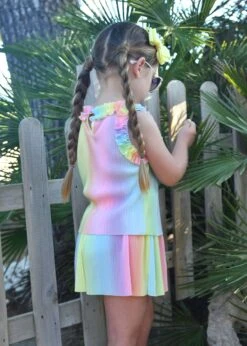 Fortunate Top And Shorts Set Rainbow -Angels Face Negozio Fortunate Set Rainbow Campaign 1