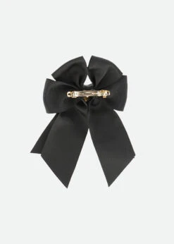 French Bow Clip Black 9 French Bow Clip Black -Angels Face Negozio French Bow Black Back