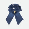 French Bow Clip Navy -Angels Face Negozio French Bow Navy Front