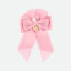 French Bow Clip Tea Rose -Angels Face Negozio French Bow Tearose Front
