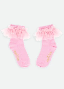 Frilly Socks Pink -Angels Face Negozio Frilly Socks Pink 2
