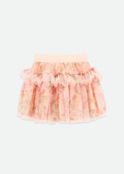 Georgian Primrose Skirt Peach -Angels Face Negozio Georgian Skirt Peach Back
