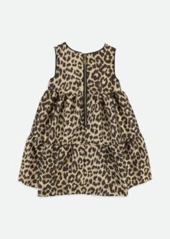 Georgie Leopard Tiered Dress Black -Angels Face Negozio Georgie Dress Leopard Back