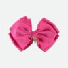 Giant Bow Fuchsia Pink 1 Giant Bow Fuchsia Pink -Angels Face Negozio Giant Bow Fuchsia Front
