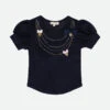 Goldie Tee Navy