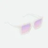 Graceland Sunglasses White -Angels Face Negozio Graceland Sunglasses White Side