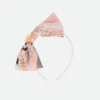 Gretchen Headband Heron Blush 2 Gretchen Headband Heron Blush -Angels Face Negozio Gretchen Headband Heron Pink Front