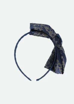 Gretchen Headband Navy 9 Gretchen Headband Navy -Angels Face Negozio Gretchen Headband Navy Flat Back
