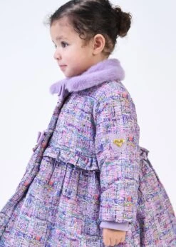 Harmony Baby Coat Purple Mix 7 Harmony Baby Coat Purple Mix -Angels Face Negozio Harmony Baby Coat Leopard Lifestyle 2