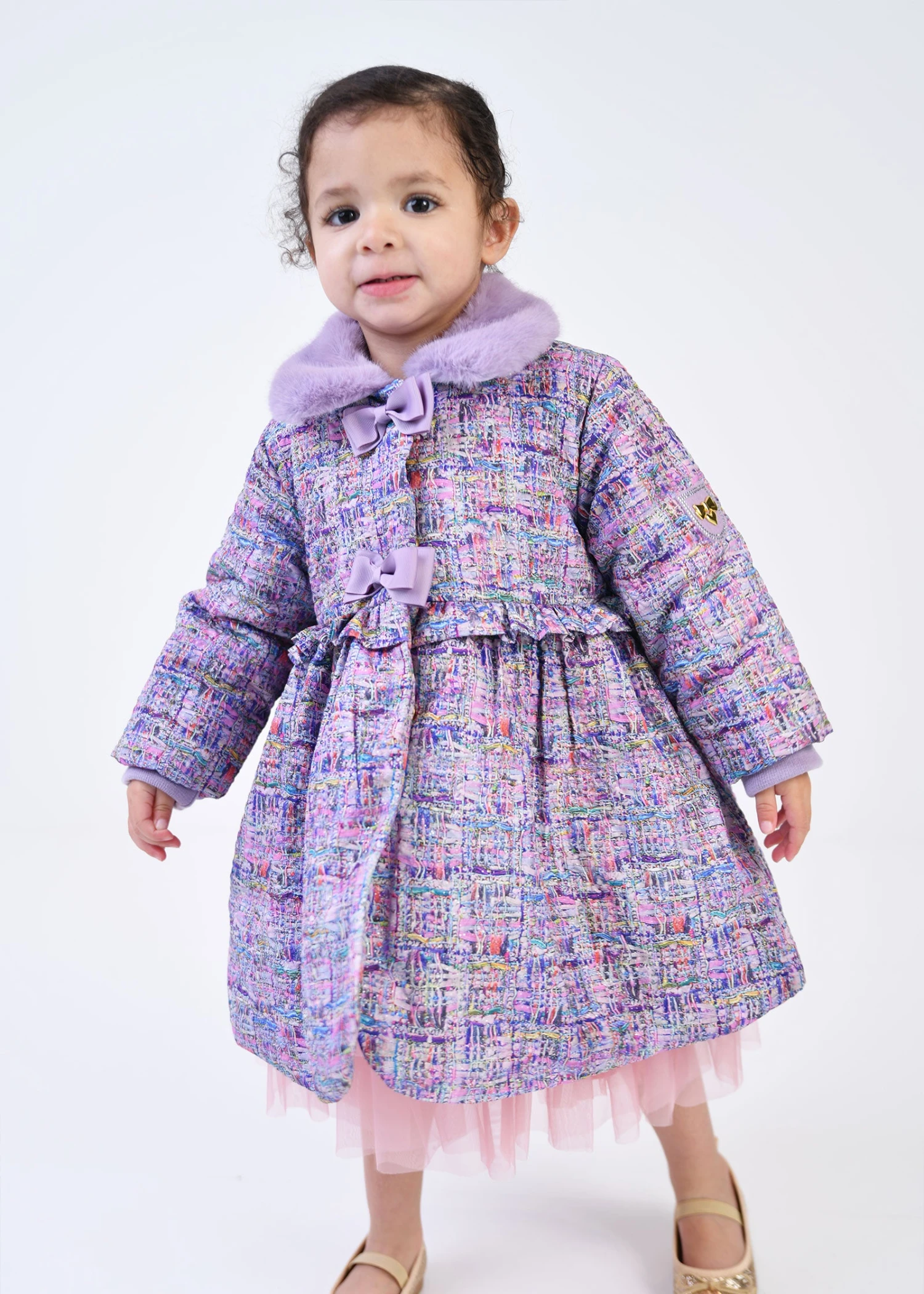 Harmony Baby Coat Purple Mix 3 Harmony Baby Coat Purple Mix - immagine 2