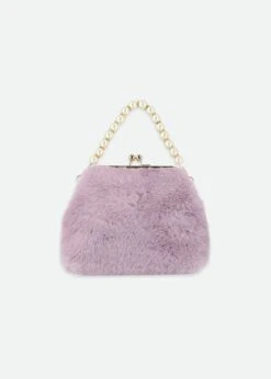 Hope Fur Bag Lilac 9 Hope Fur Bag Lilac -Angels Face Negozio Hope Bag Lilac Back