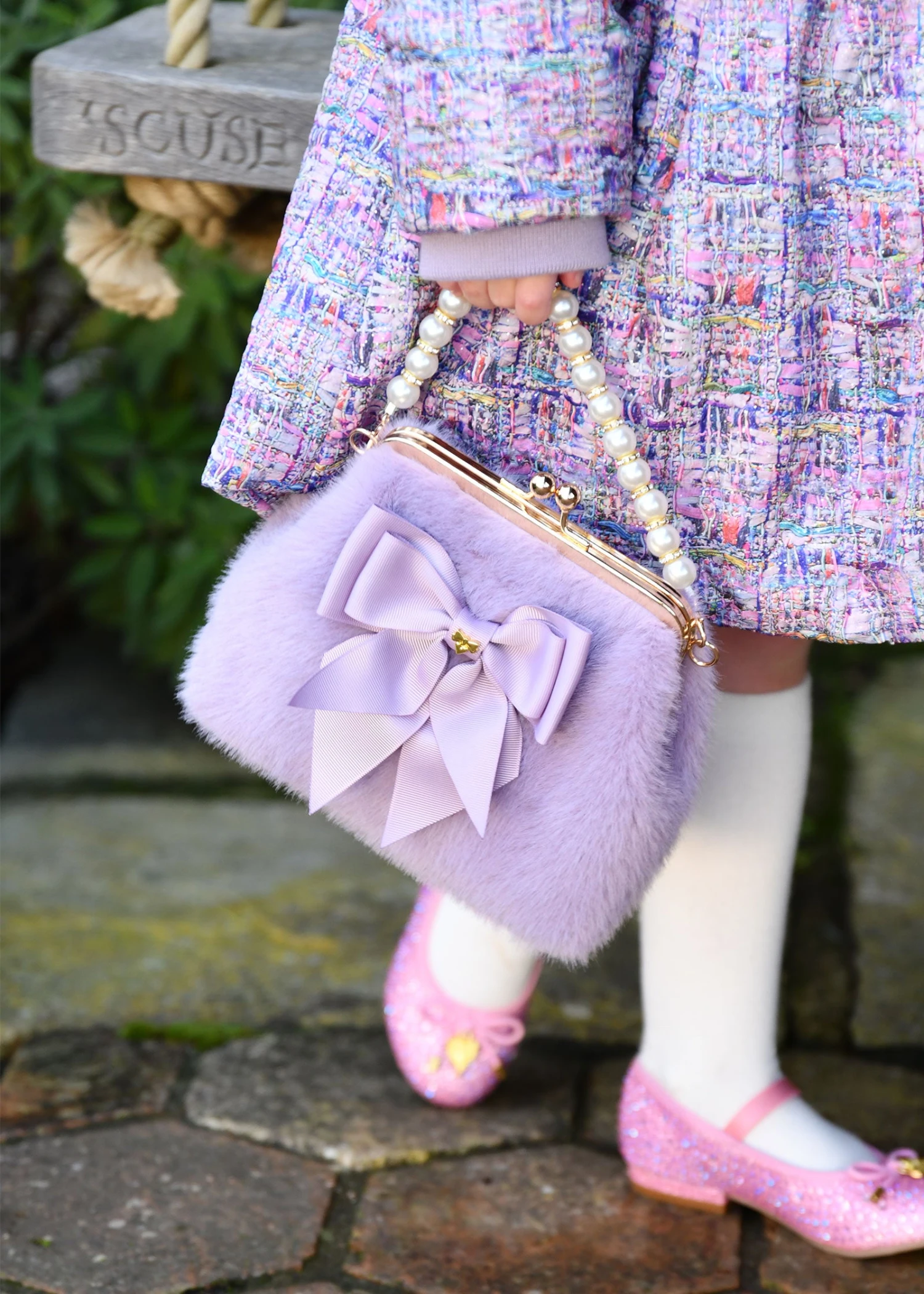 Hope Fur Bag Lilac 5 Hope Fur Bag Lilac - immagine 3