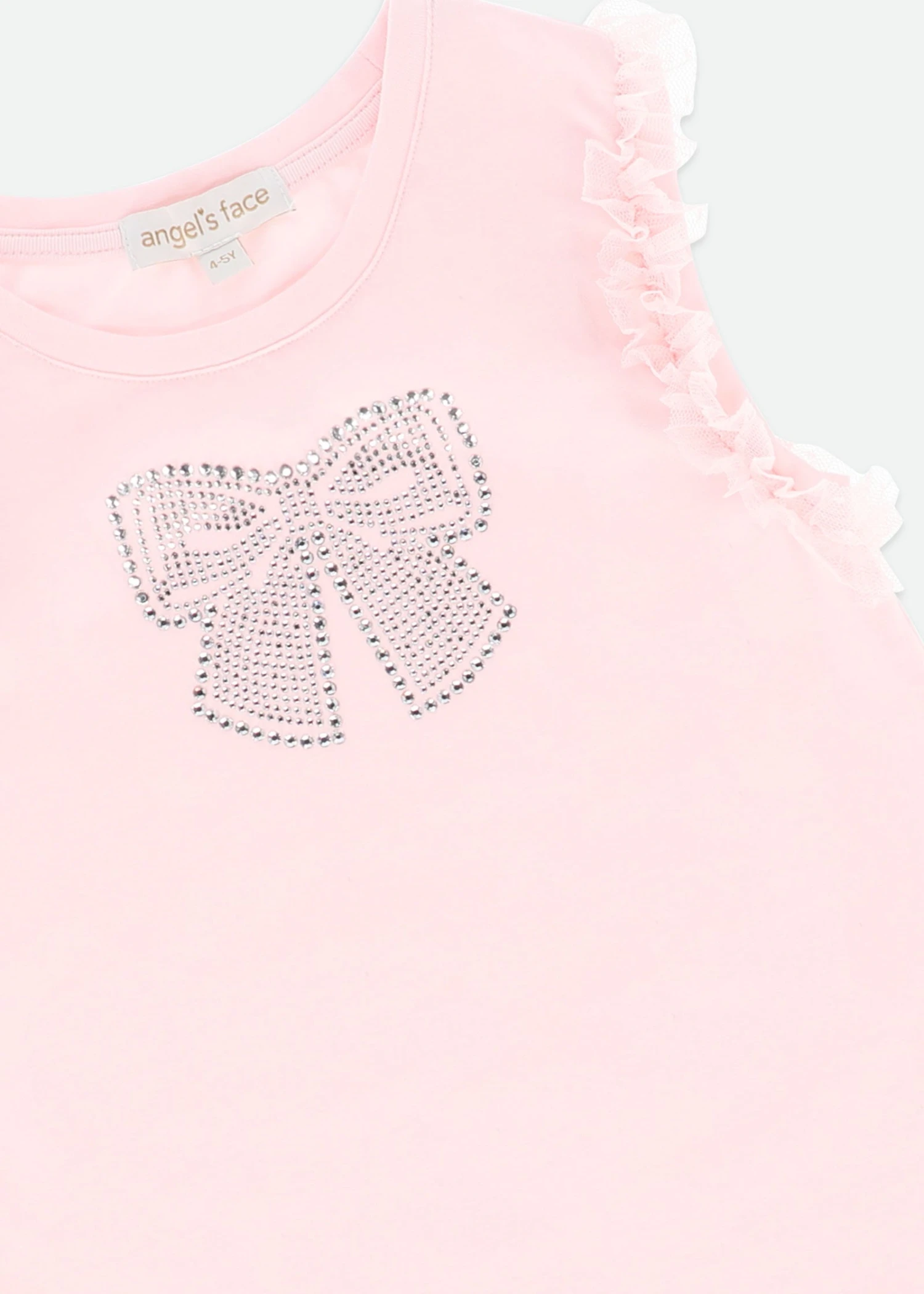 Houston Crystal Bow Top Pale Pink 5 Houston Crystal Bow Top Pale Pink - immagine 3