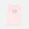 Houston Crystal Bow Top Pale Pink -Angels Face Negozio Houston Top Pink Front