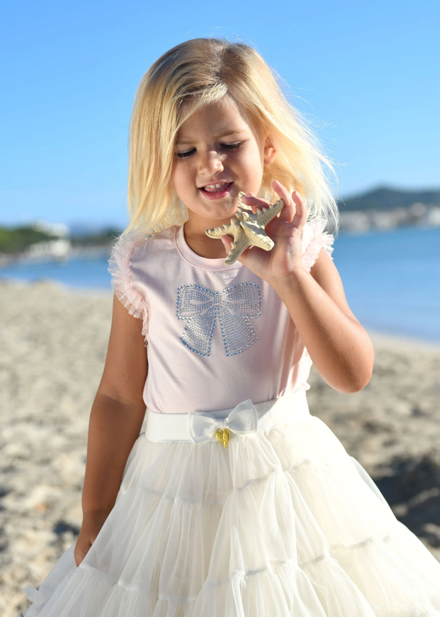 Houston Crystal Bow Top Pale Pink 4 Houston Crystal Bow Top Pale Pink - immagine 2