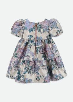 Jordan Flower Jacquard Dress Lilac Rose -Angels Face Negozio Jordan Dress Lilac Back