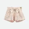 Laetitia Paisley Shorts With Bow Grey -Angels Face Negozio Laetitia Short Grey Front