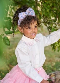 Lana Houndstooth Headband Blue -Angels Face Negozio Lana Headband Blue Campaign