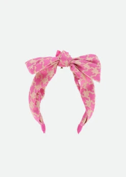 Leigh Headband Pop Pink -Angels Face Negozio Leigh Headband Pink Back