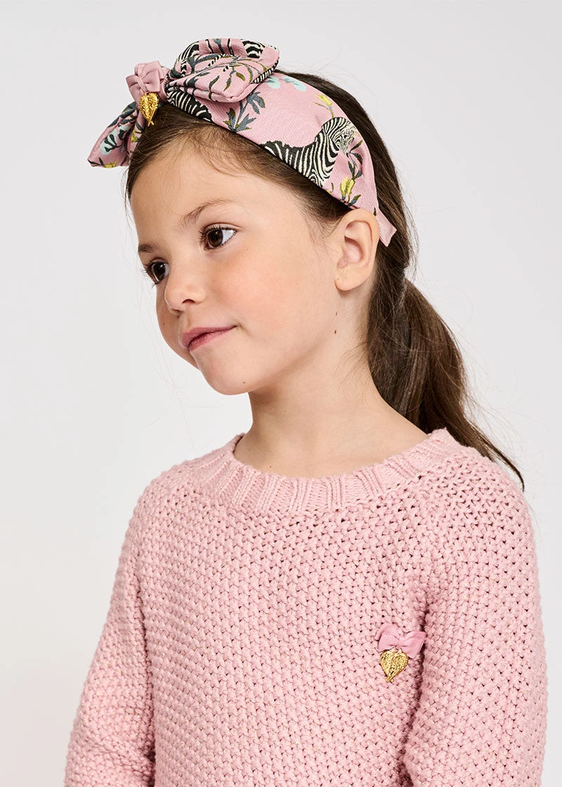 Leigh Headband Rose Zebra 4 Leigh Headband Rose Zebra - immagine 2
