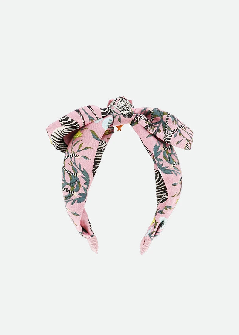 Leigh Headband Rose Zebra 7 Leigh Headband Rose Zebra - immagine 5