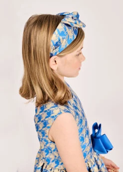 Leigh Headband Royal Blue Cat -Angels Face Negozio Leigh Headband Royal Blue Cat Lifestyle 1