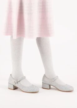 Lizzie Crystal Heels Silver 9 Lizzie Crystal Heels Silver -Angels Face Negozio Lizzie Crystal Heel Silver Lifestyle 1