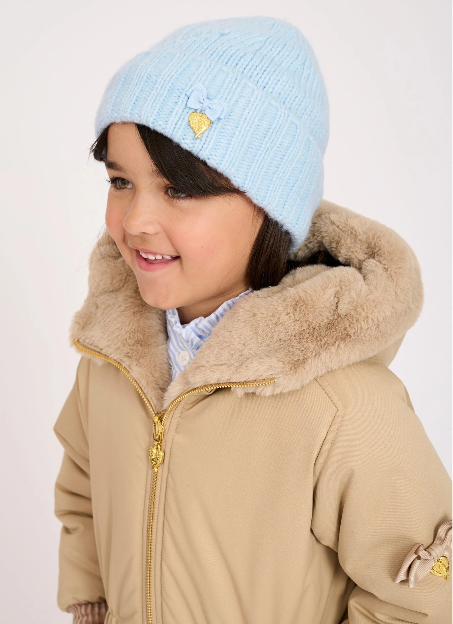 Lou Cable Hat Blue 5 Lou Cable Hat Blue - immagine 3