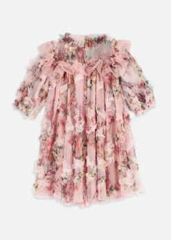 Luella Floral Tulle Dress Tea Rose 15 Luella Floral Tulle Dress Tea Rose -Angels Face Negozio Luella Dress Tearose Back