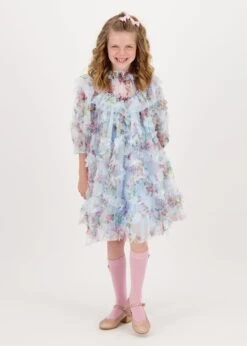 Luella Floral Tulle Dress Baby Blue -Angels Face Negozio Luella Dress Baby Blue Lifestyle