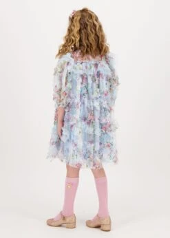 Luella Floral Tulle Dress Baby Blue -Angels Face Negozio Luella Dress Baby Blue Lifestyle 3