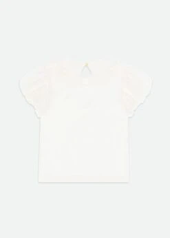 Mallory Bow Top Snowdrop -Angels Face Negozio Mallory Top Snowdrop Back