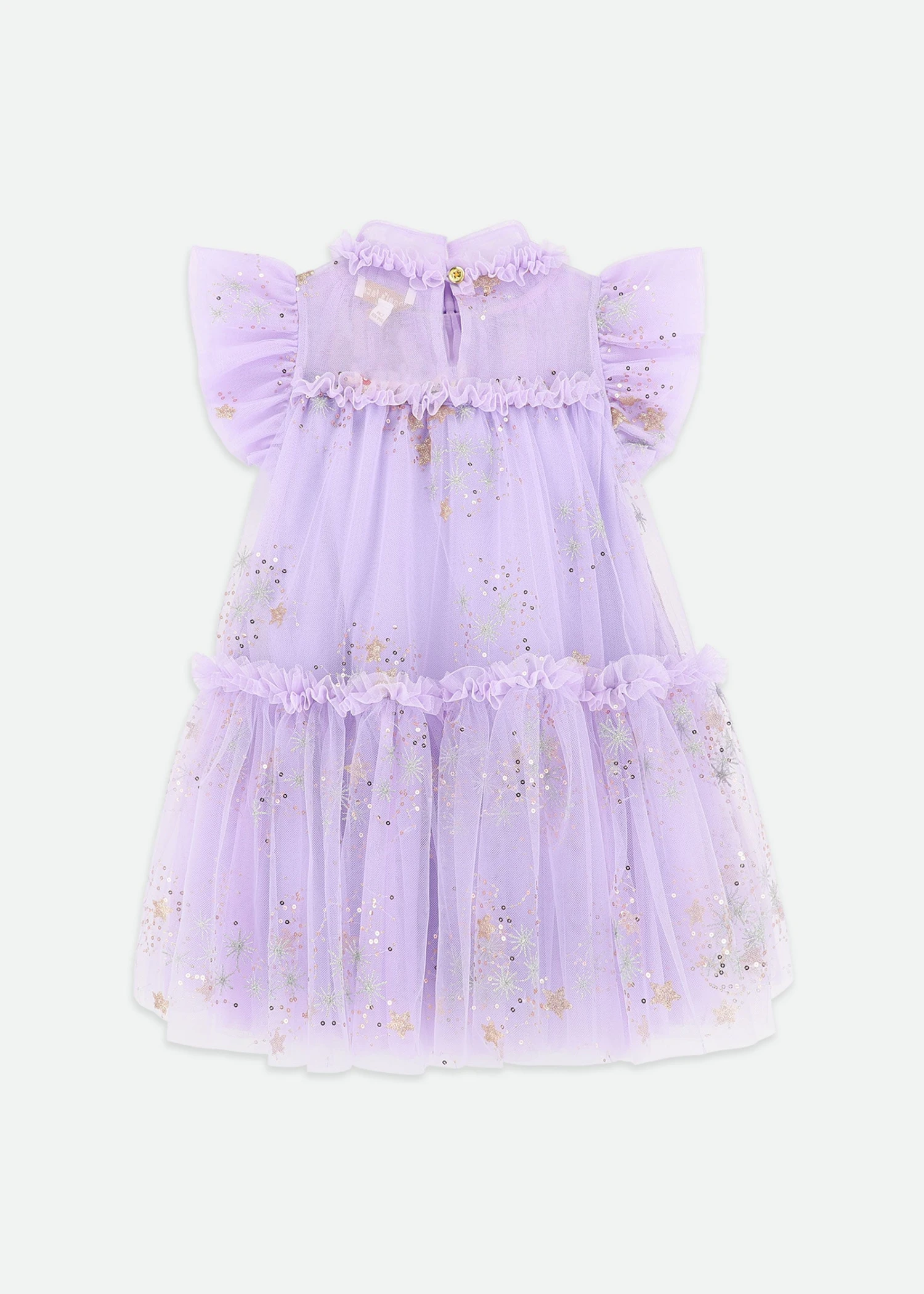 Marietta Multi Glitter Star Dress Lilac 8 Marietta Multi Glitter Star Dress Lilac - immagine 6
