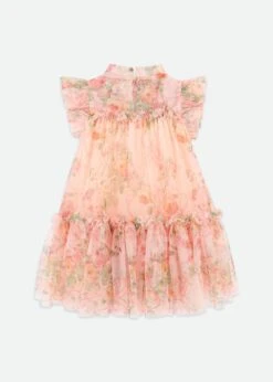 Marigold Primrose Dress Peach -Angels Face Negozio Marigold Dress Peach Back