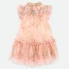 Marigold Primrose Dress Peach -Angels Face Negozio Marigold Dress Peach Front