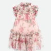Marigold Roses Tulle Dress Pink -Angels Face Negozio Marigold Dress Rose Front