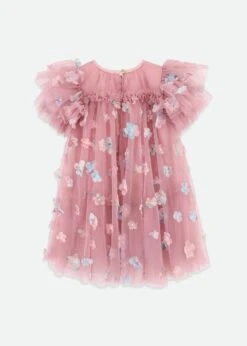Marlowe Petal Tulle Dress Lilac Rose -Angels Face Negozio Marlowe Dress Lilac Back