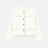 Mary Tweed Jacket Snowdrop