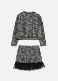 Marylou Jacket & Skirt Set Black 15 Marylou Jacket & Skirt Set Black -Angels Face Negozio Marylou Set Black Back