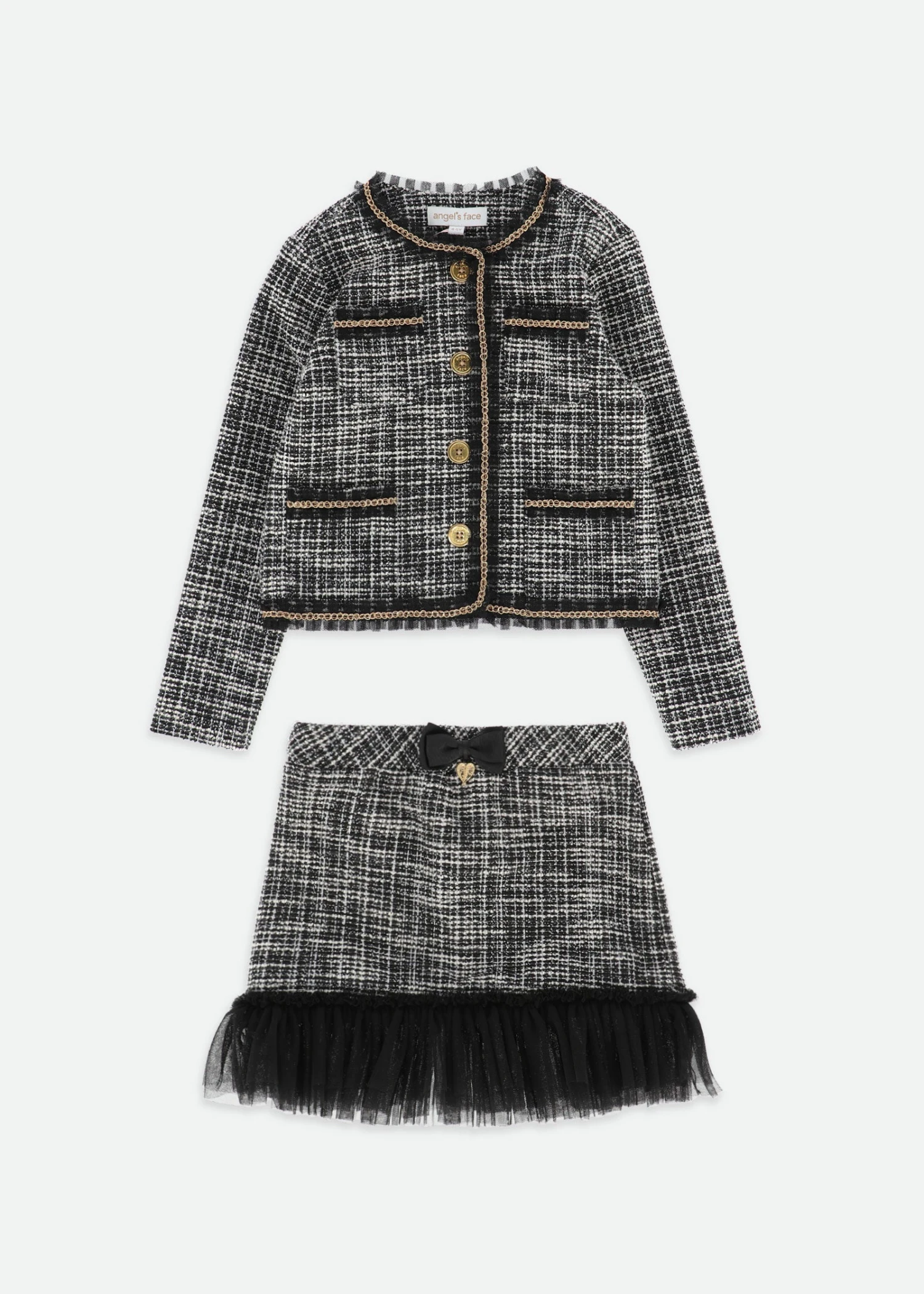 Marylou Jacket & Skirt Set Black 3 Marylou Jacket & Skirt Set Black