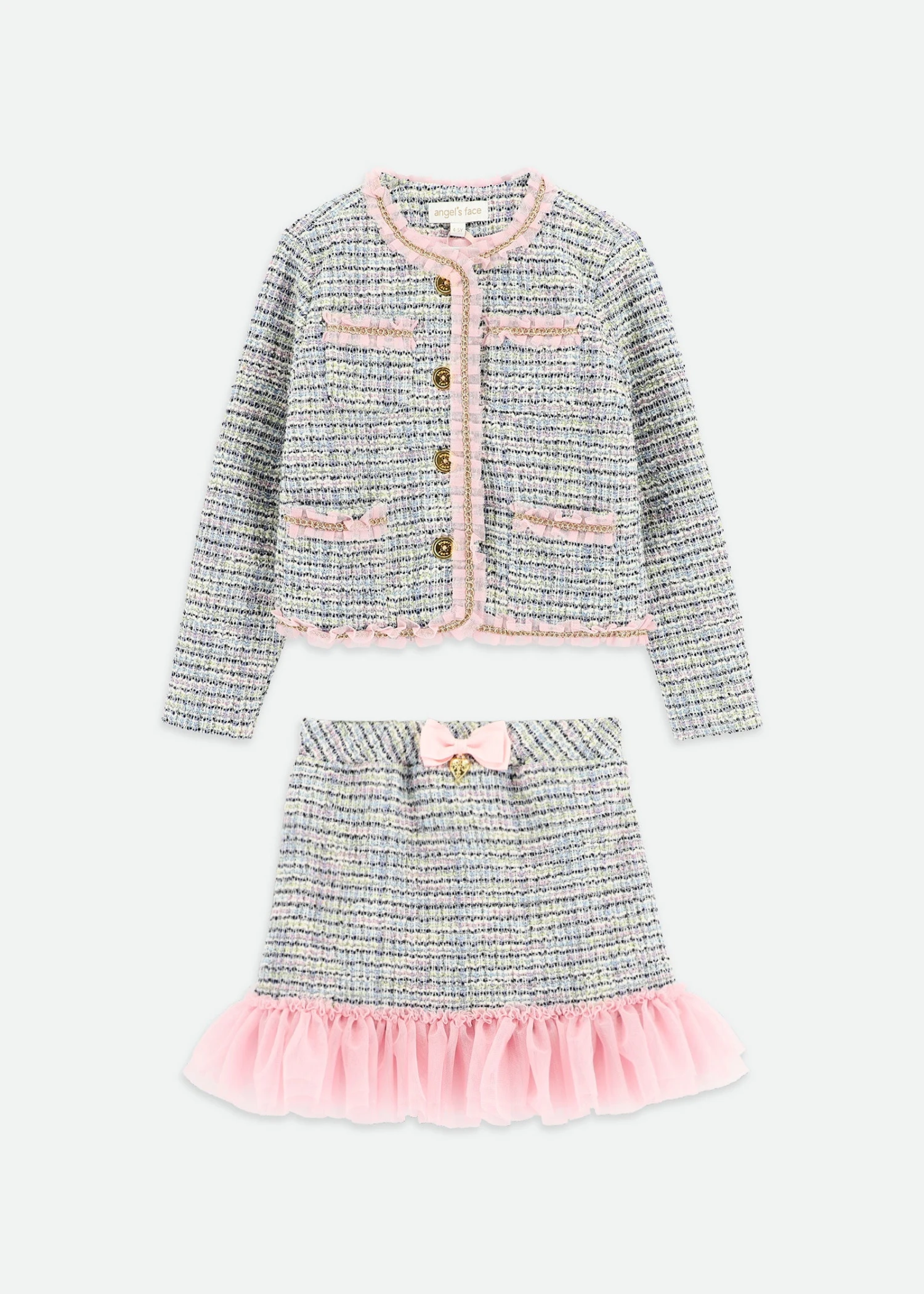 Marylou Jacket & Skirt Set Blue 3 Marylou Jacket & Skirt Set Blue