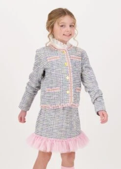 Marylou Jacket & Skirt Set Blue 10 Marylou Jacket & Skirt Set Blue -Angels Face Negozio Marylou Set Blue Lifestyle 1