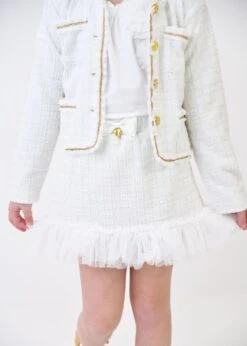 Marylouise Tweed Skirt Snowdrop -Angels Face Negozio Marylouise Skirt Snowdrop Lifestyle