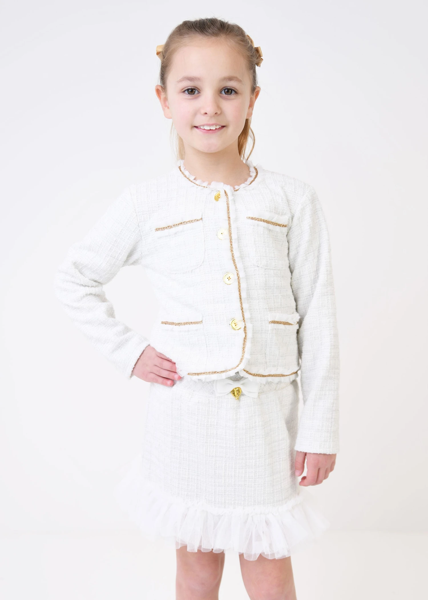 Mary Tweed Jacket Snowdrop 5 Mary Tweed Jacket Snowdrop - immagine 3