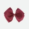 Mega Hair Bow Burgundy -Angels Face Negozio MegaBow Red Front