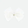 Mega Hair Bow Snowdrop -Angels Face Negozio MegaBow Snowdrop Front
