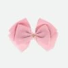 Mega Hair Bow Tea Rose 1 Mega Hair Bow Tea Rose -Angels Face Negozio MegaBow Tearose Front